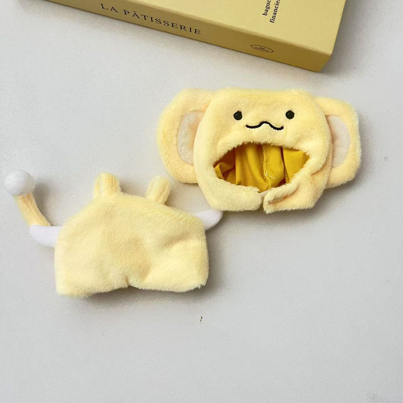 [Clothes only] 17cm pendant, rabub clothes, angel cute monkey clothes set, labubu doll clothes are cute and cute.