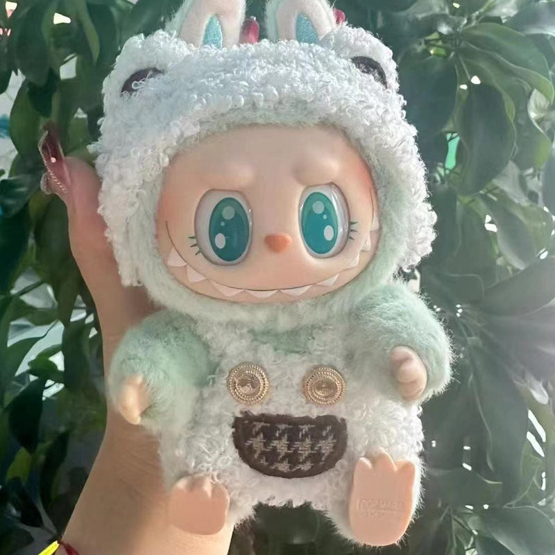 [Clothes only] First/second generation pendant Labubu clothes Rabub sitting party baby clothes colorful yarn sequined skirt cute