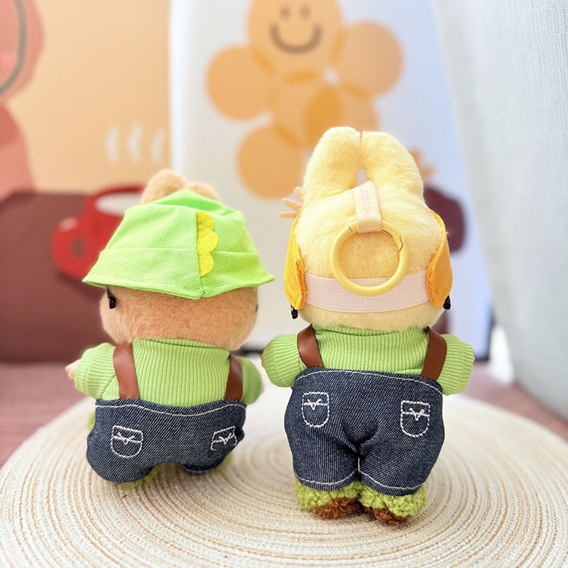 [Clothes only] First and second generation keychain Labubu clothes pendant Labubu cloth set for frog schoolboy suit