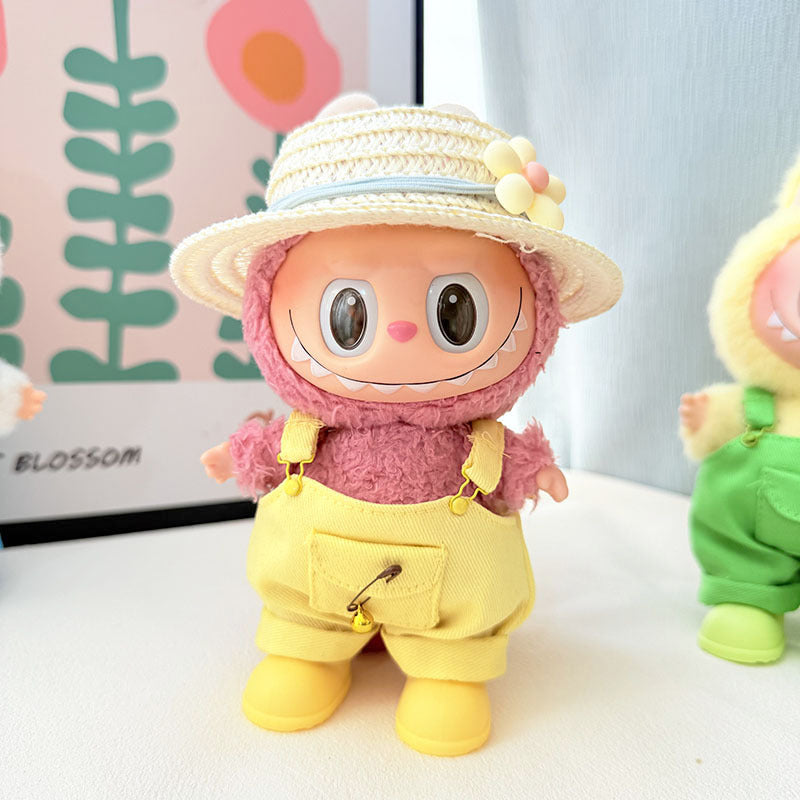[Clothes only] First and second generation keychain Labubu clothes pendant Labubu baby clothes sunshine craftsman strap
