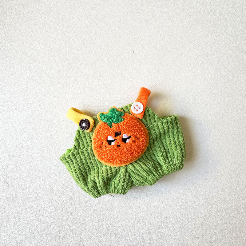 [Clothes only] First and second generation keychain Labubu clothes pendant Labubu pit strip fruit animal overalls cute