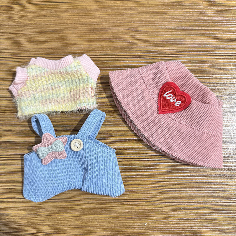 [Clothes only] Second generation blind box Labubu clothes vinyl face pendant Labubu sitting party series baby clothes cute
