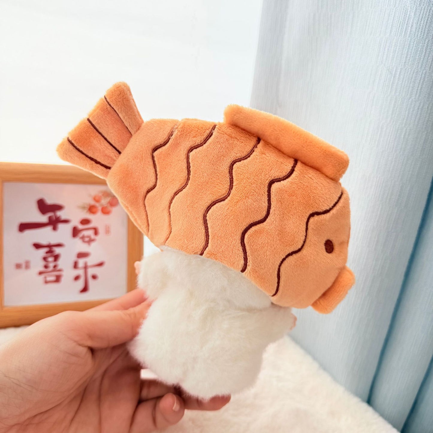 [Clothes only] First/second generation Labubu clothes pendant Labubu sitting party baby clothes fish hat headgear cute