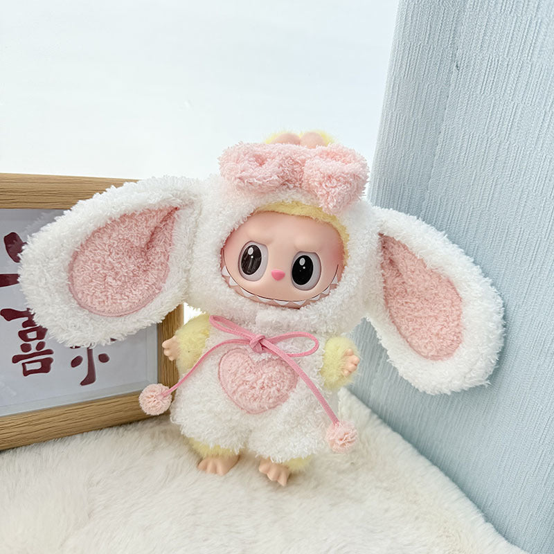 Clothes only] blind box Labubu clothes pendant Labubu baby clothes chess adventure queen baby clothes skirt cute