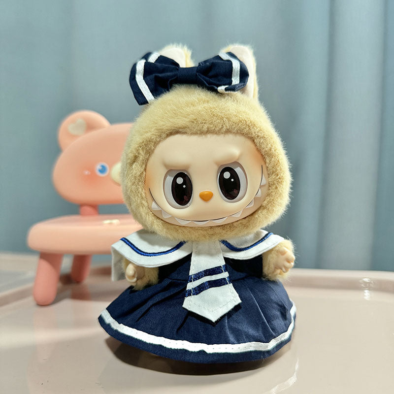 [Clothes only] 1st/2nd generation blind box Labubu clothes keychain Labubu sitting party series baby clothes cute