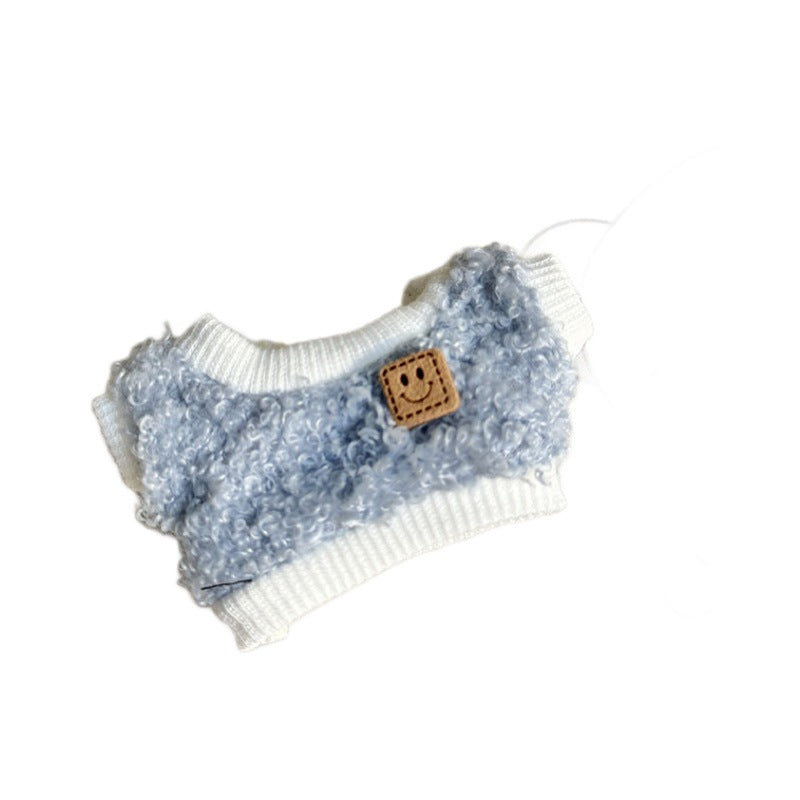 [Clothes only] 1st/2nd generation Labubu clothes pendant Labubu sitting party baby clothes circle smiley face shirt