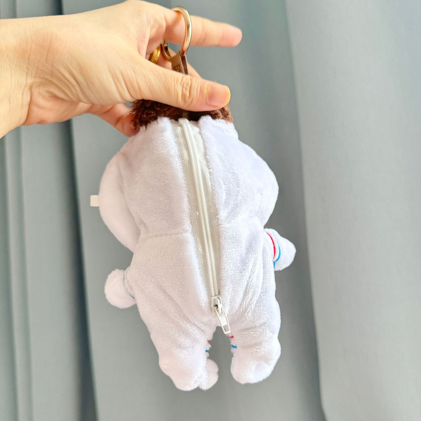 [Clothes only] 17cm pendant rabub clothes small astronaut one-piece keychain labubu doll cute