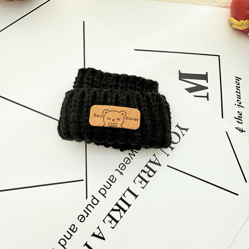 [Clothes only] One, two and three generations of keychains Labubu clothes pendant Labubu baby clothes knitted sweater hat set