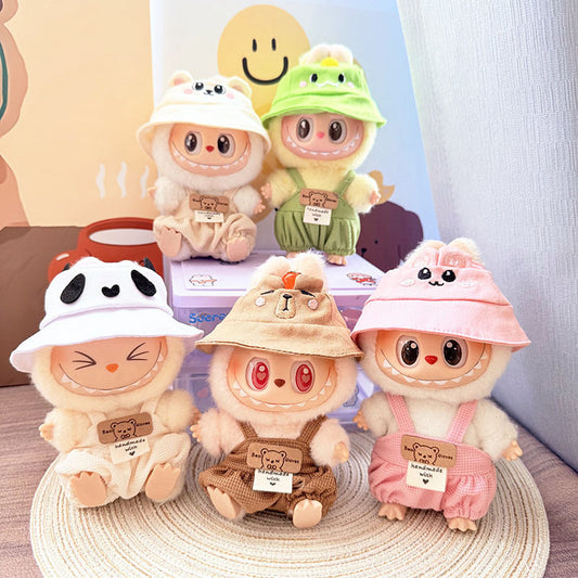 [Clothes only] First and second generation keychain Labubu clothes pendant Labubu baby clothes Migger overalls cute