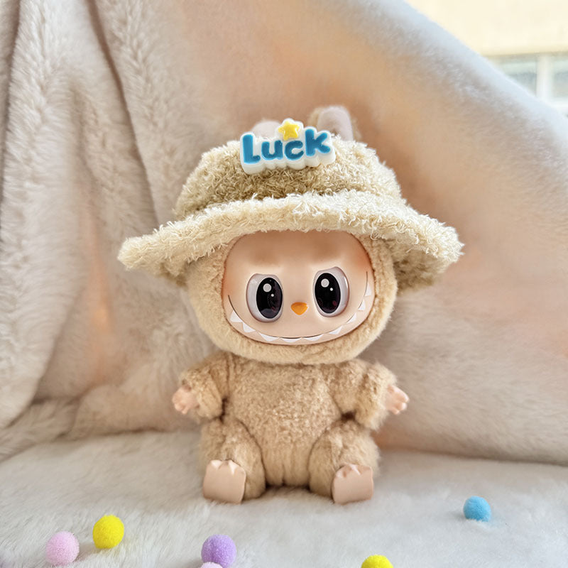[Clothes only] First and second generation keychain Labubu clothes pendant Labubu sitting team double climbing suit set