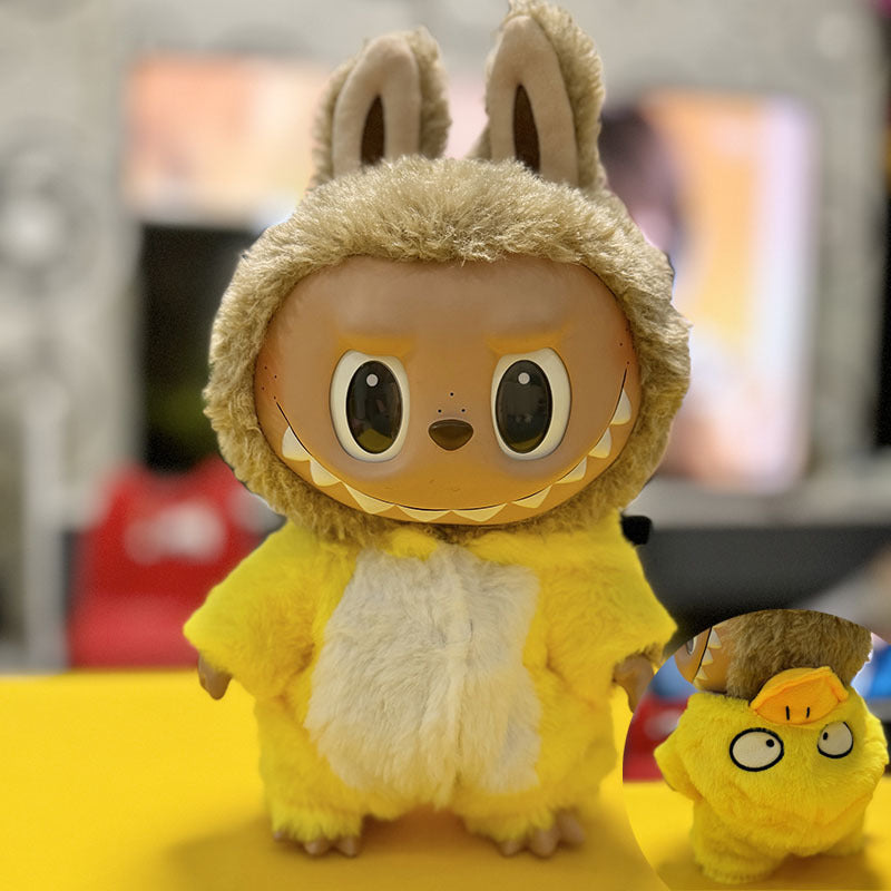 38Cm Labubu plush doll clothes for Labubu doll clothes Christmas suit Casual bear sweater