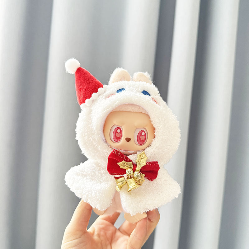 [Clothes only] First and second generation keychain Labubu clothes pendant Labubu cloth for the New Year Christmas set collection