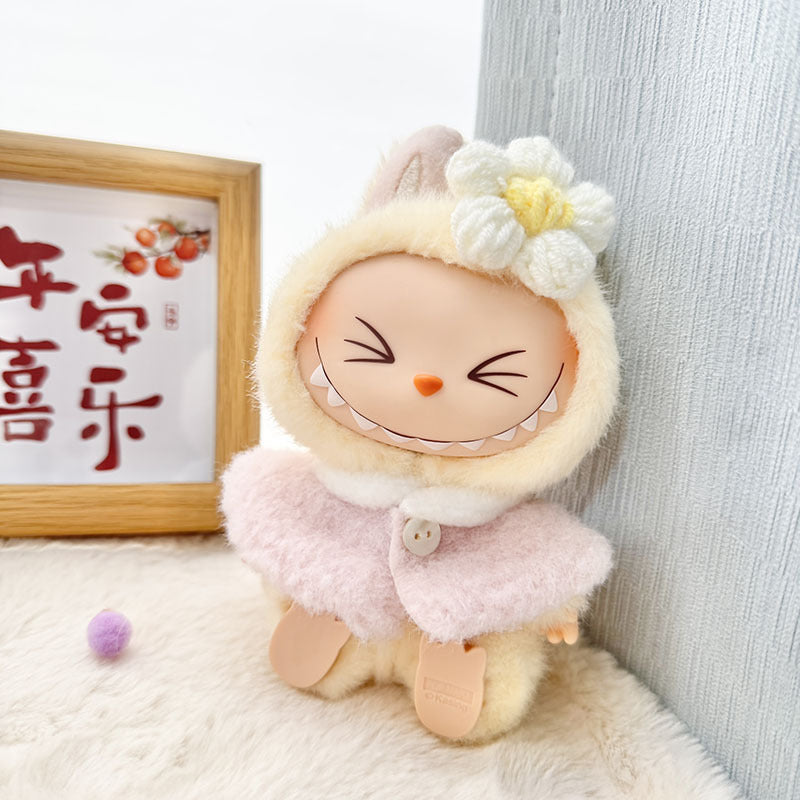 Clothes only] blind box Labubu clothes pendant Labubu baby clothes chess adventure queen baby clothes skirt cute