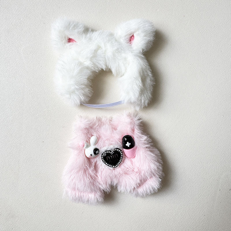 [Clothes only] First and second generation Labubu clothes pendant Labubu sitting party baby clothes capsule rabbit overalls