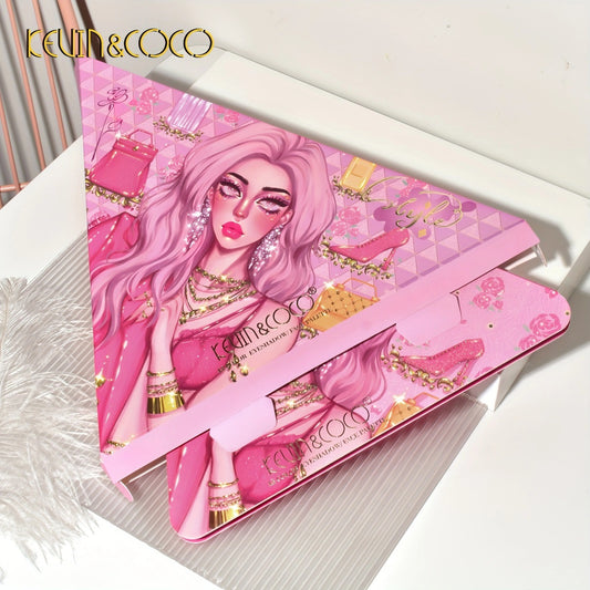 KEVIN & COCO43 color V-shaped eyeshadow disc naturally looks good overseas hot-selling models