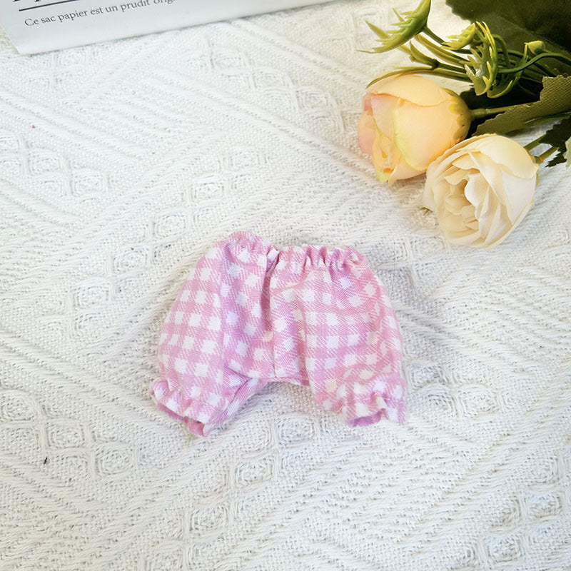 [Clothes only] 17cm pendant Rabub clothes accessories shorts Labubu doll replacement baby clothes pants DIY
