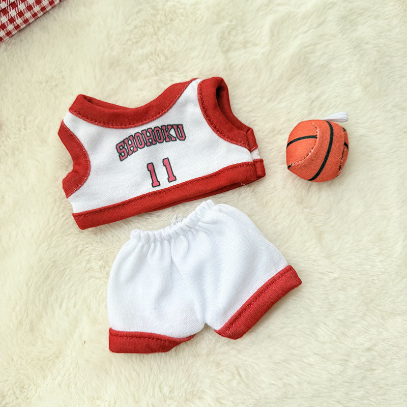 [Clothes only] First and second generation keychain Labubu clothes pendant Labubu pendant jersey set sportswear cute