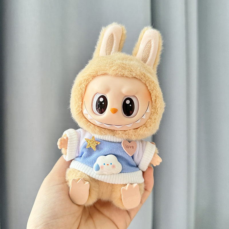 [Clothes only] First/second generation Labubu clothes pendant Labubu sitting party baby clothes skirt overalls cute
