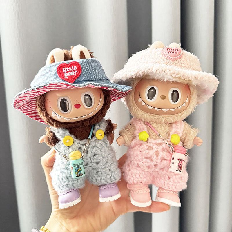 [Clothes only] First and second generation keychain Labubu clothes pendant Labubu sitting party bracelet strap sweater