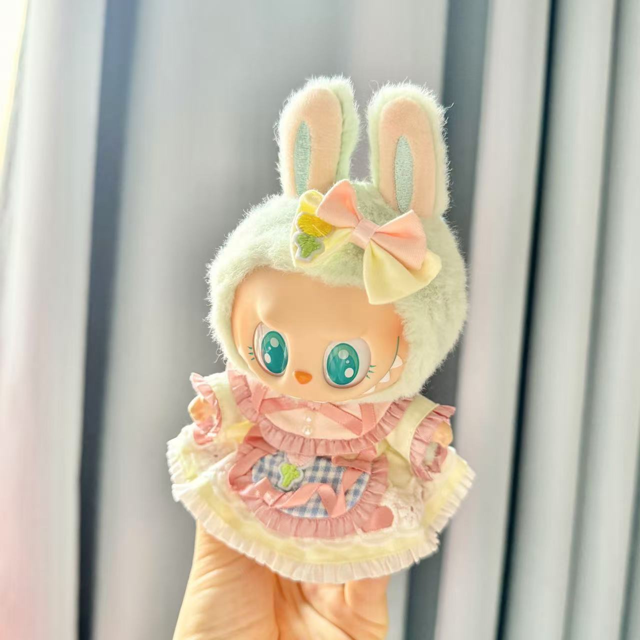 [Clothes only] First and second generation keychain Labubu clothes pendant Labubu clothes tulip dress women