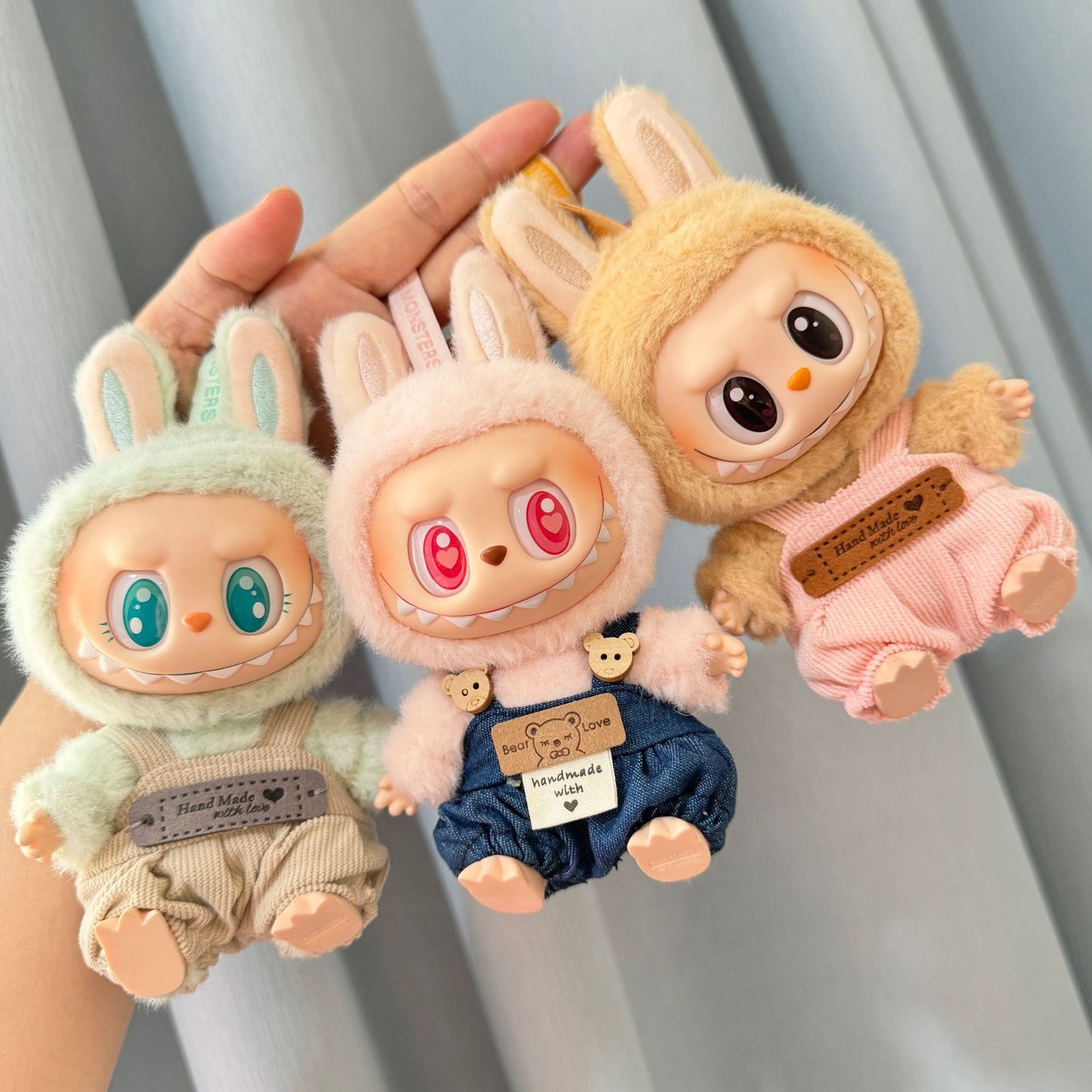 [Clothes only] 1st/2nd generation Labubu clothes pendant Labubu sitting party baby clothes lazy Tony suit