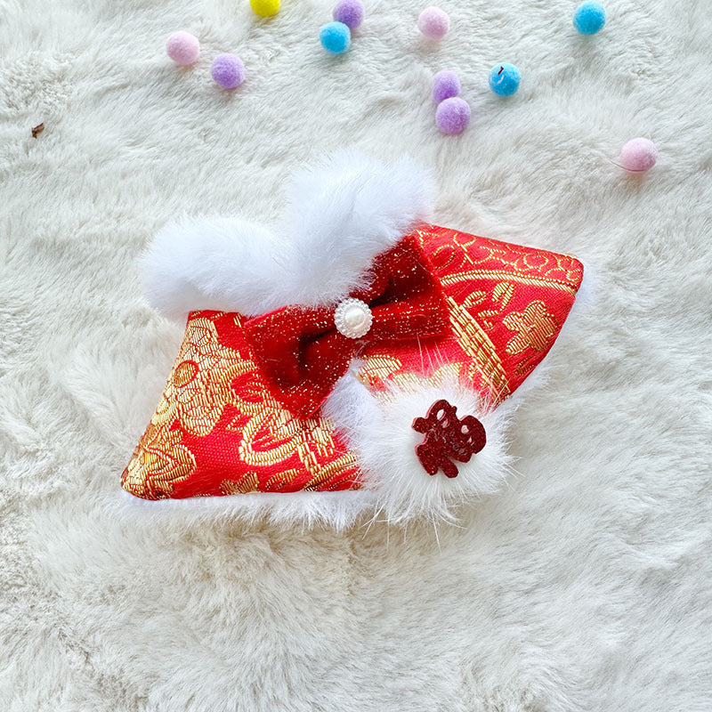 [Clothes only] First and second generation keychain Labubu clothes pendant Labubu sitting party New Year's greeting clothes Moe