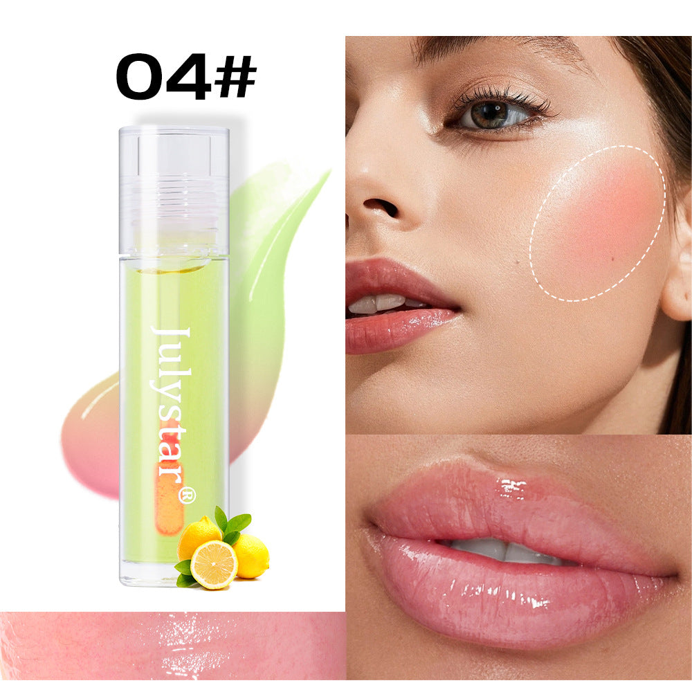 Liquid Temperature Blush Explosive Blush Liquid Natural Hydrating Lips and Cheeks Dual Purpose Color Changing Blush Blush oil
