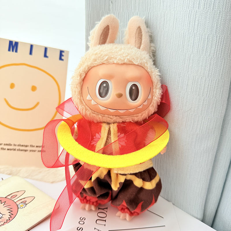 [Clothes only] First and second generation keychain Labubu clothes pendant Labubu baby clothes Nezha Qiankun circle set cute