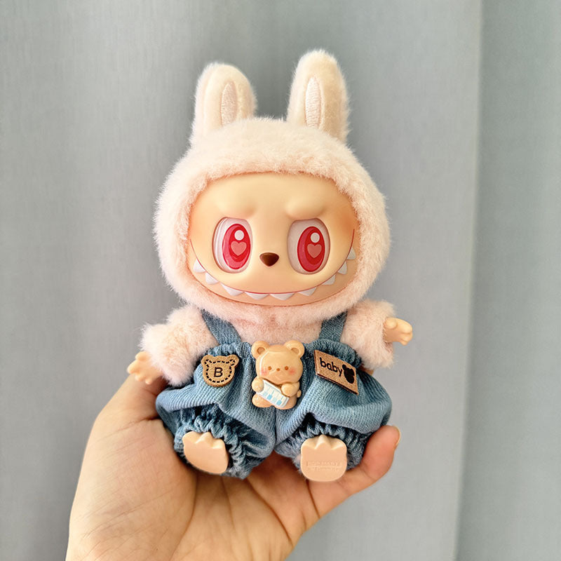 [Clothes only] First/second generation Labubu clothes pendant Labubu sitting party baby clothes skirt overalls cute