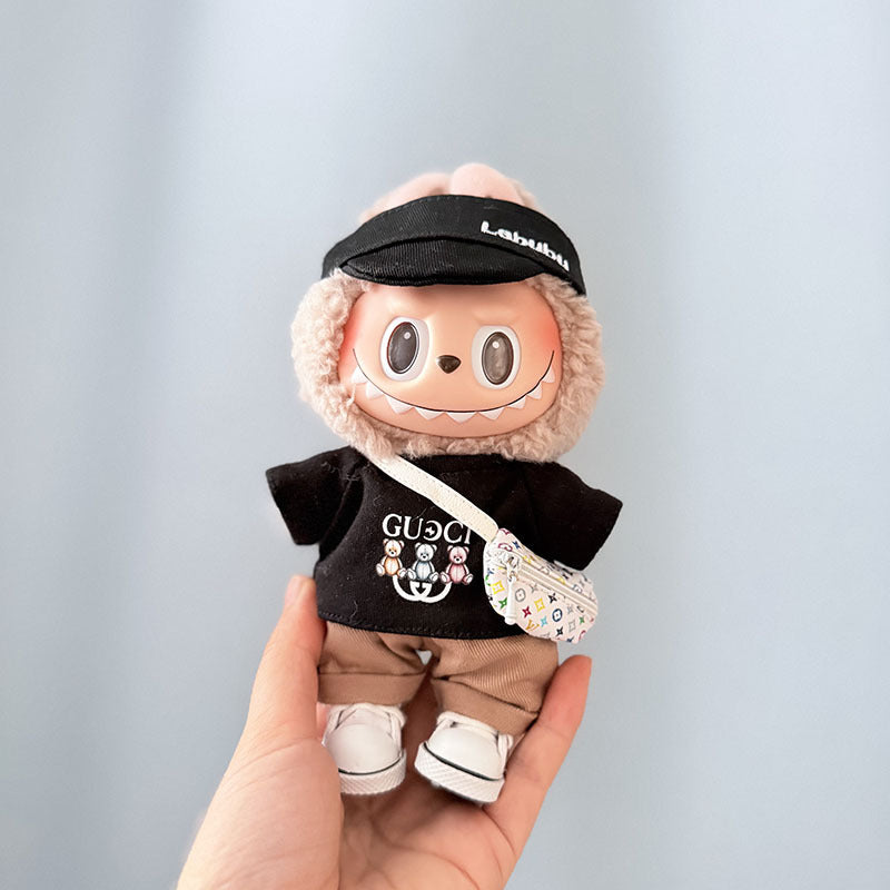 [Clothes only] First and second generation Labubu clothes pendant Labubu sitting party baby clothes trendy modern casual wear