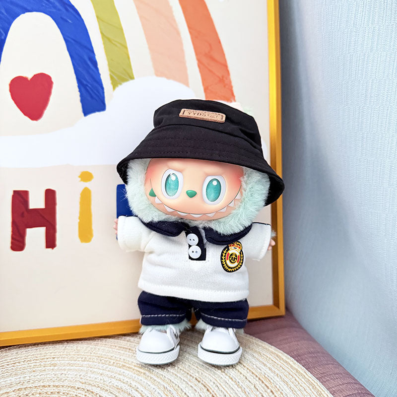[Clothes only] The first, second and third generation keychain Labubu clothes pendant Labubu baby clothes noble small school uniform set
