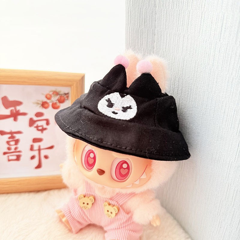 Clothes only] First and second generation Labubu clothes pendant Labubu sitting baby clothes sweetheart school flower skirt set cute