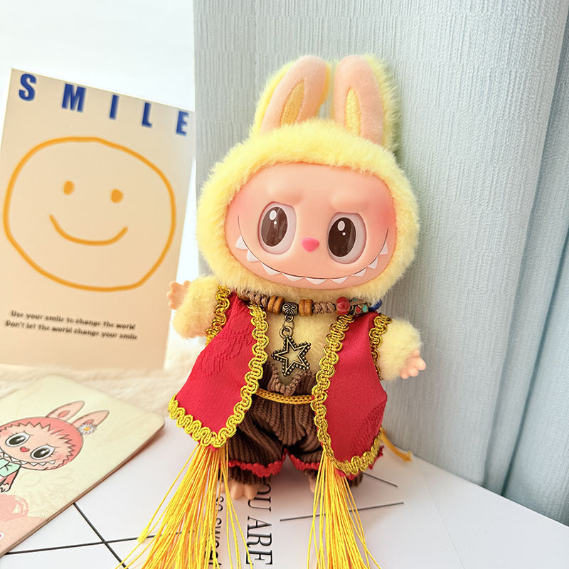 [Clothes only] First and second generation keychain Labubu clothes pendant Labubu baby clothes Nezha Qiankun circle set cute