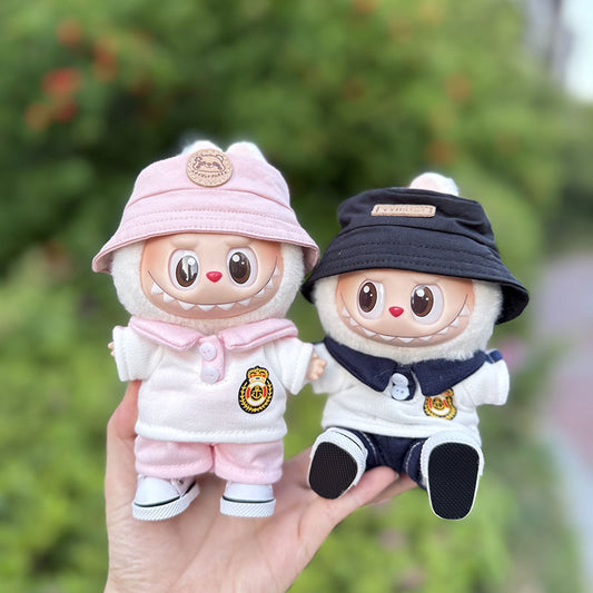 [Clothes only] The first, second and third generation keychain Labubu clothes pendant Labubu baby clothes noble small school uniform set