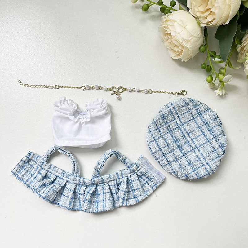 [Clothes only] Second generation blind box Labubu clothes vinyl face pendant Labubu sitting party series baby clothes cute