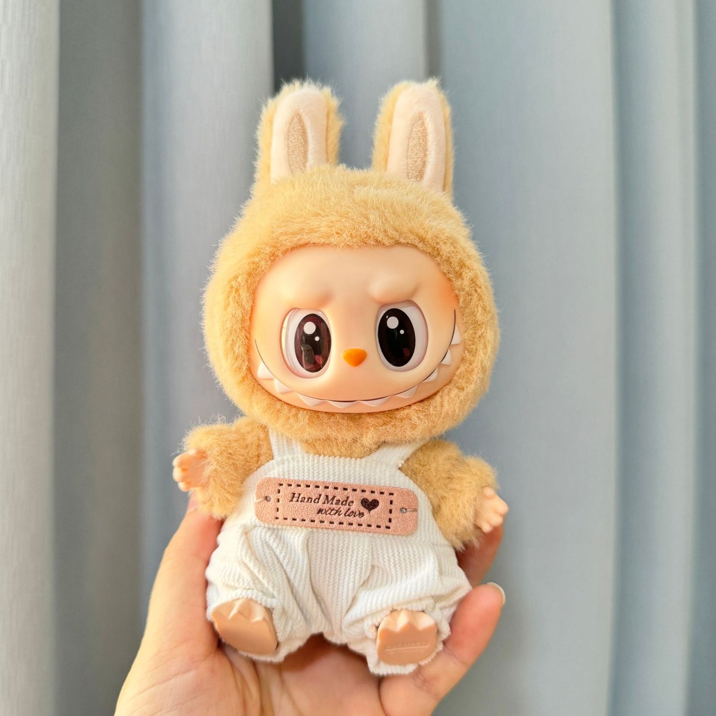 [Clothes only] First/second generation Labubu clothes pendant Labubu sitting party baby clothes skirt overalls cute