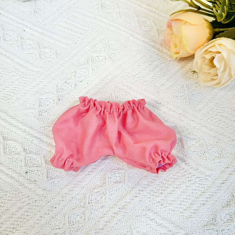 [Clothes only] 17cm pendant Rabub clothes accessories shorts Labubu doll replacement baby clothes pants DIY