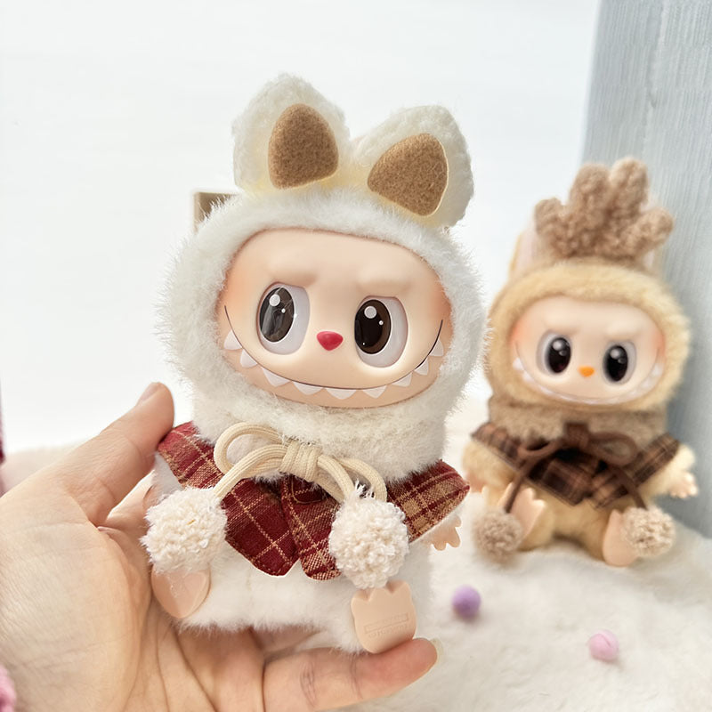 Clothes only] blind box Labubu clothes pendant Labubu baby clothes chess adventure queen baby clothes skirt cute