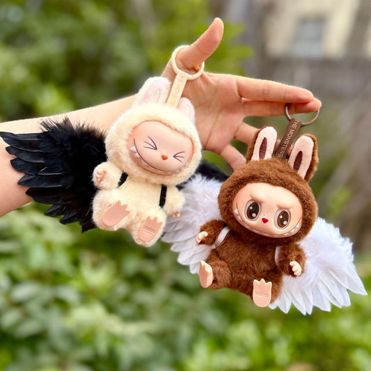 [Clothes only] One, two and three generations Labubu clothes pendant Labubu sitting party baby clothes angel feathers wings cute