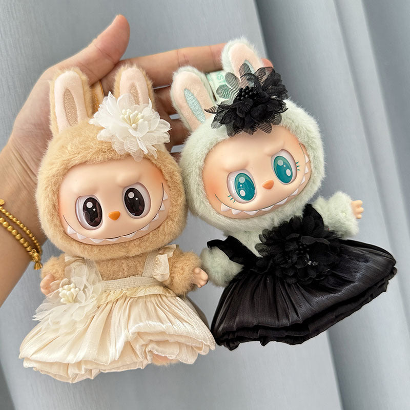 [Clothes only] First/second generation Labubu clothes pendant Labubu sitting party baby clothes bud dress cute