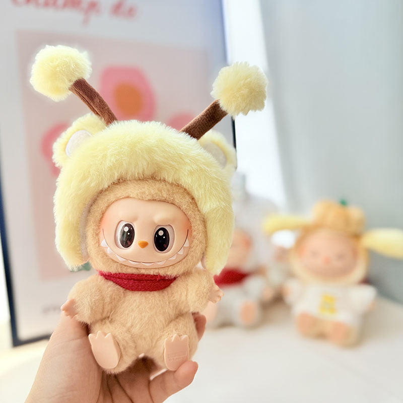 [Clothes only] First and second generation keychain Labubu clothes pendant Labubu baby clothes pastoral flower skirt cute
