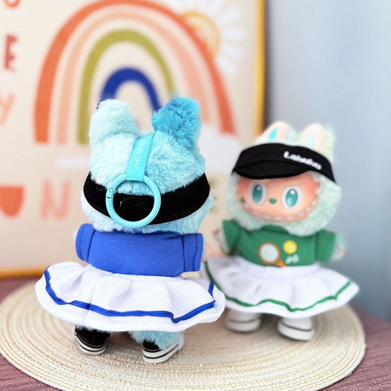 [Clothes only] One, two and three generations Labubu clothes pendant Labubu sitting baby clothes tennis sports suit cute