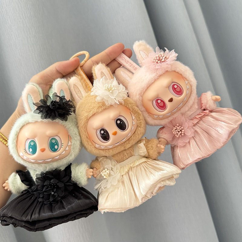 [Clothes only] First/second generation Labubu clothes pendant Labubu sitting party baby clothes bud dress cute