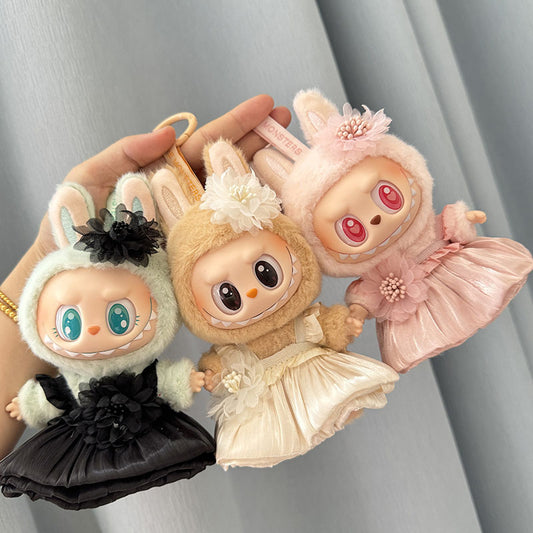 [Clothes only] First/second generation Labubu clothes pendant Labubu sitting party baby clothes bud dress cute