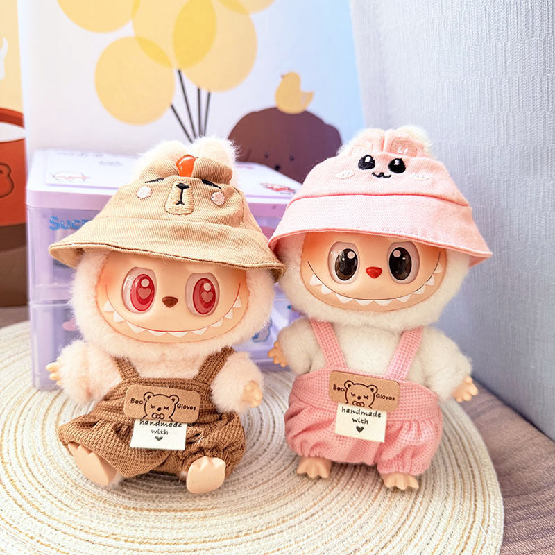 [Clothes only] First and second generation keychain Labubu clothes pendant Labubu baby clothes Migger overalls cute