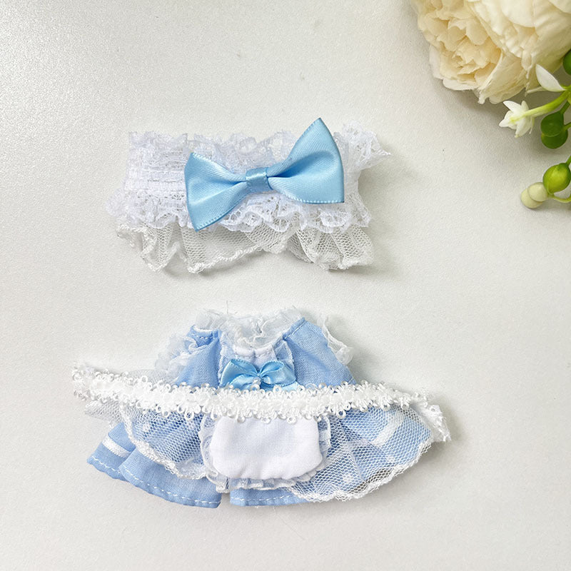 [Clothes only] Second generation blind box Labubu clothes vinyl face pendant Labubu sitting party series baby clothes cute