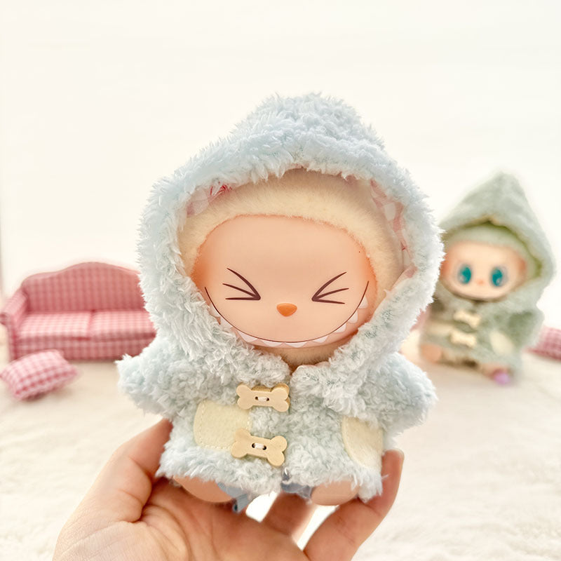 [Clothes only] First and second generation Labubu clothes pendant Labubu sitting party baby clothes bone plush coat cute