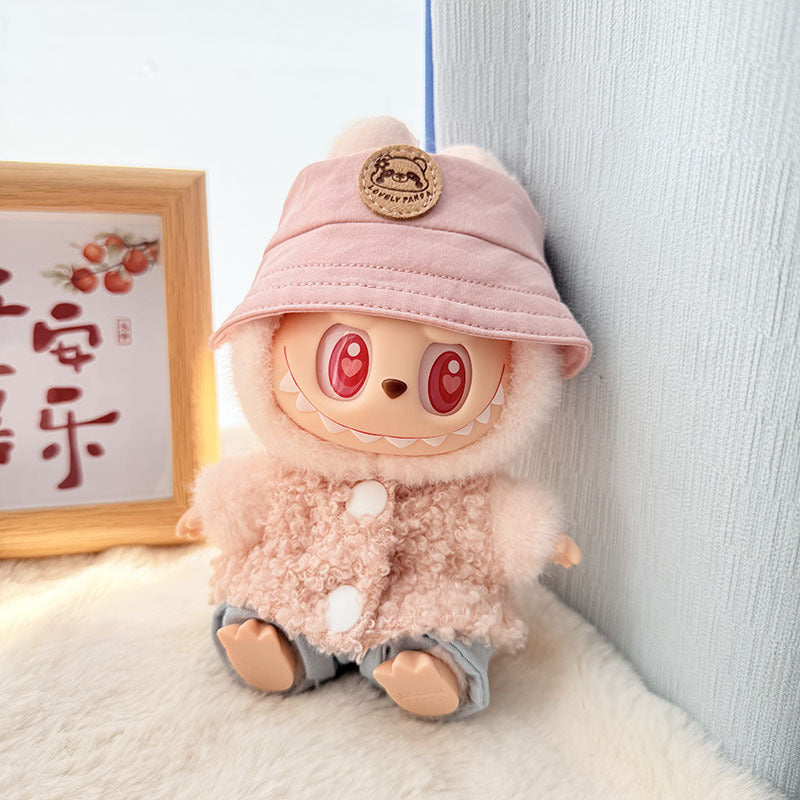 [Clothes only] First and second generation Labubu clothes pendant Labubu baby clothes, buttons, rings, vest suits, hats are cute.