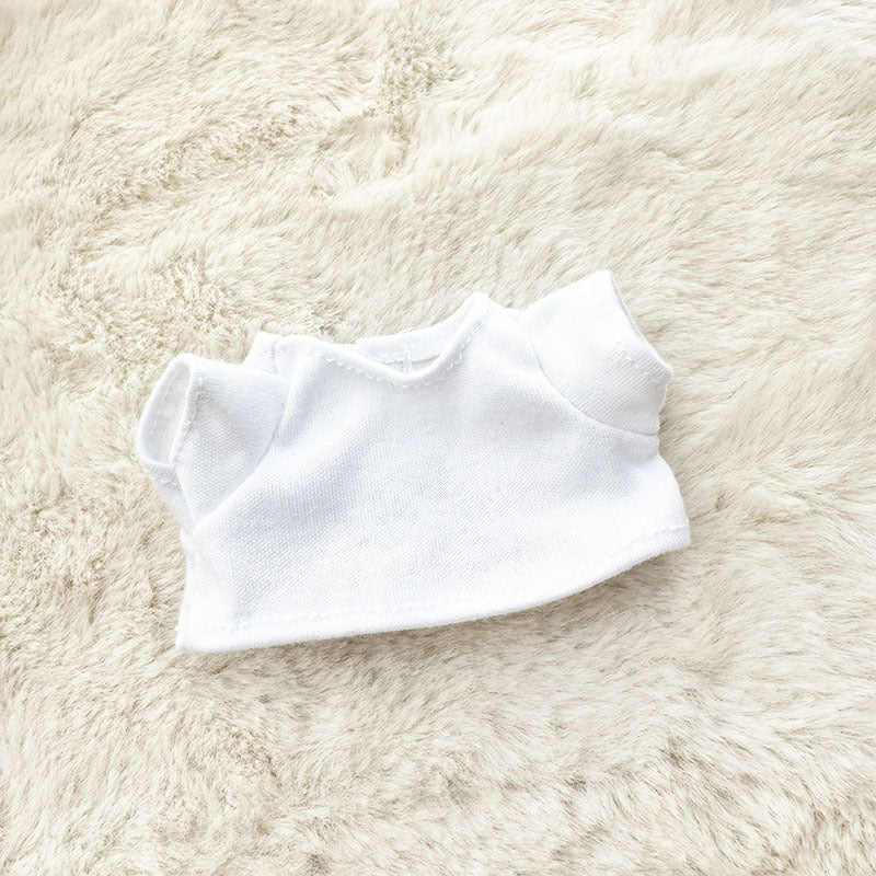 Clothes only] First and second generation Labubu clothes pendant Labubu sitting baby clothes four-leaf clover overalls set cute