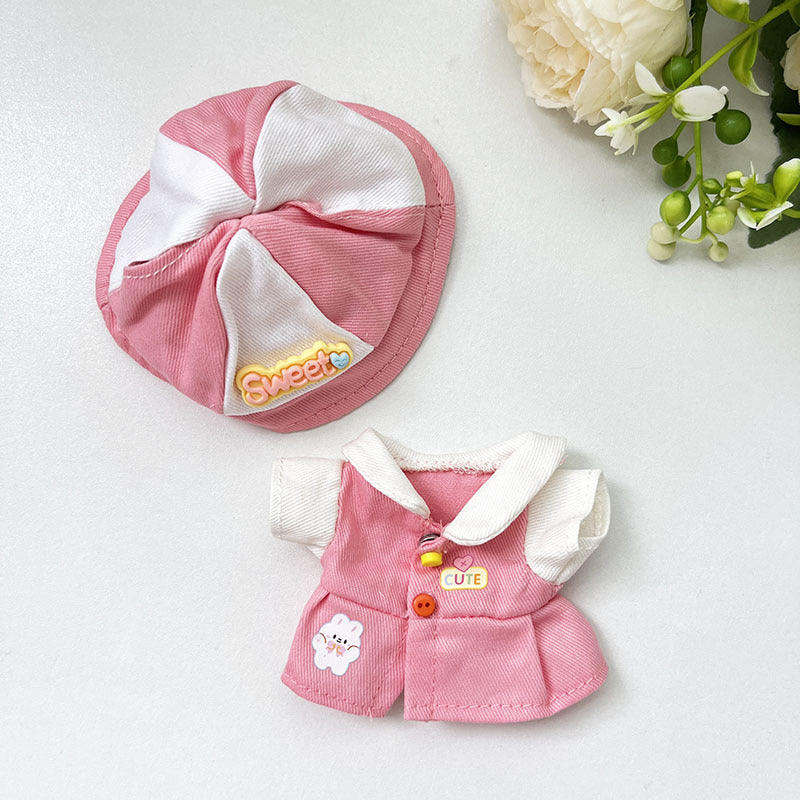 [Clothes only] Second generation blind box Labubu clothes vinyl face pendant Labubu sitting party series baby clothes cute